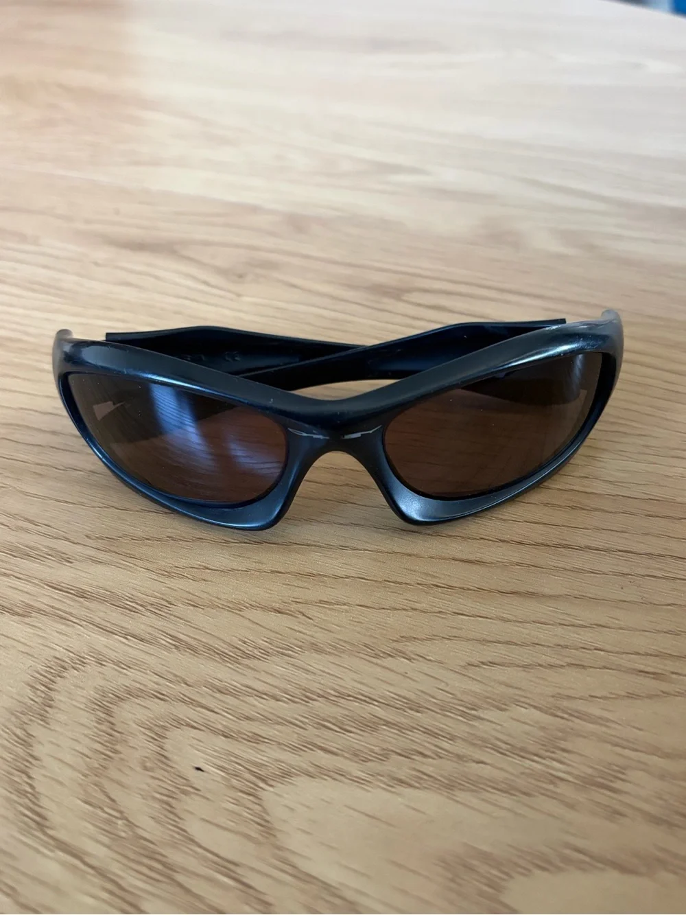 Oakley Monster Dog Vintage Matte Black Frame Sport Sunglasses Made in USA